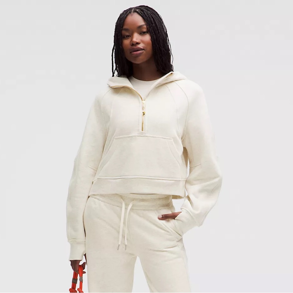 Lululemon Scuba Half Zip Oversized Oatmeal Hoodie